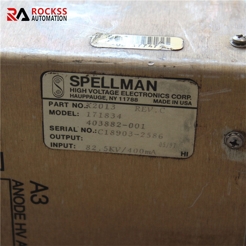 Spellman 171834 403882-001 X-ray Power Supply X2013