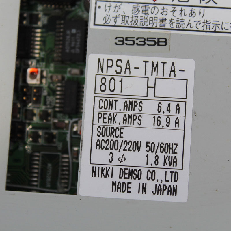 NIKKI DENSO NPSA-TMTA-801 Servo Driver 200-220VAC 1.8KVA