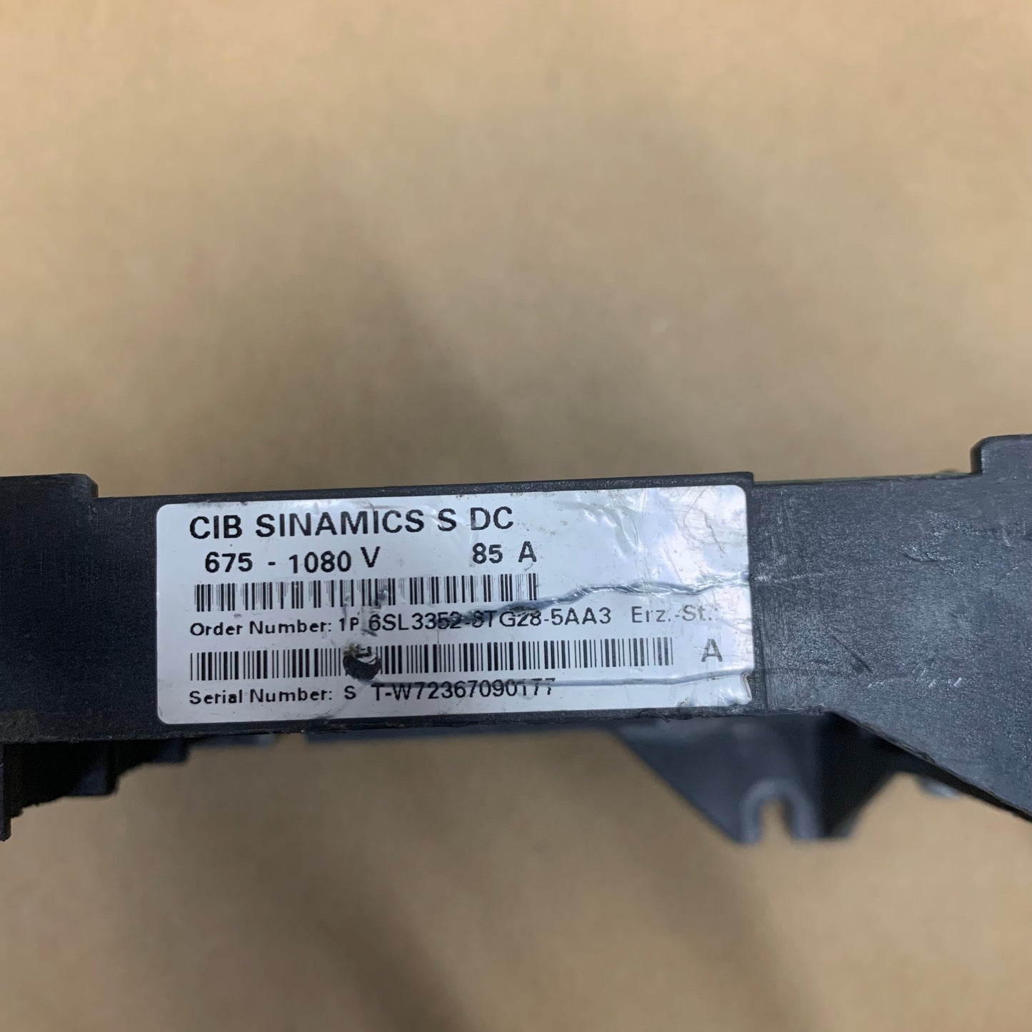 SIEMENS 6SL3352-8TG28-5AA3 CIB SINAMICS S DC