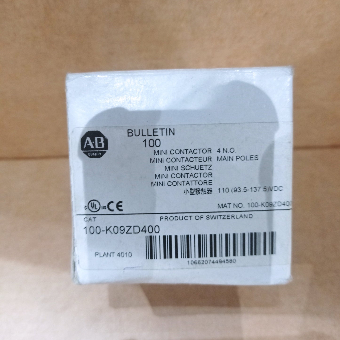 Allen-Bradley 100-K09ZD400 Control Relay