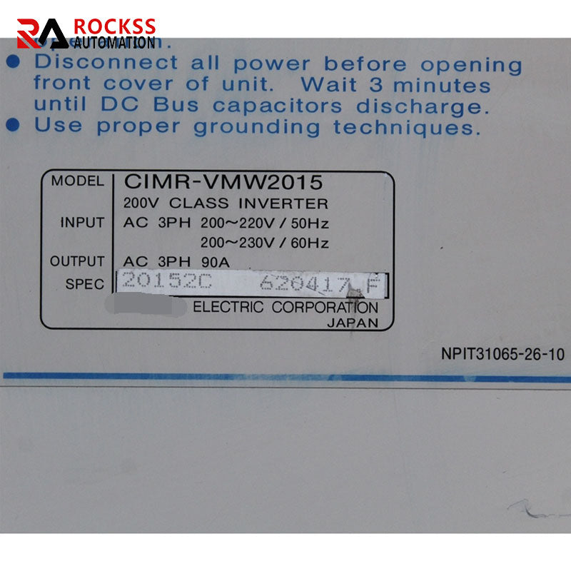 YASKAWA CIMR-VMW2015 Driver 200V 90A
