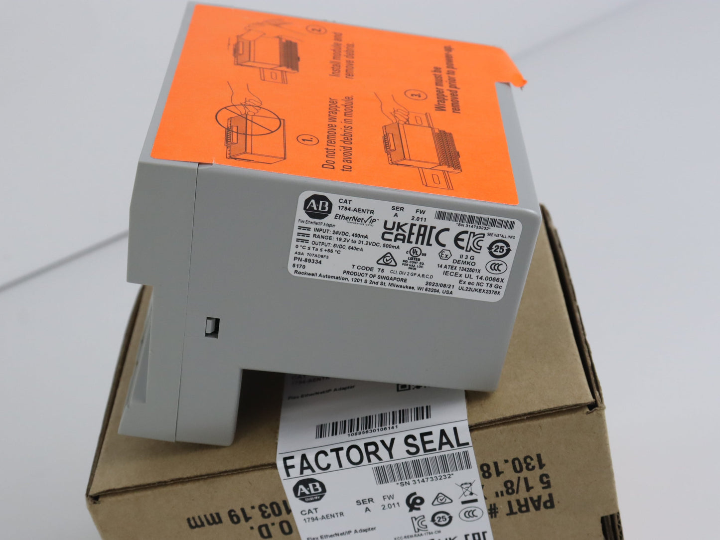 Allen-Bradley 1794-AENTR A 1.017 Flex I/O Ethernet/IP Module