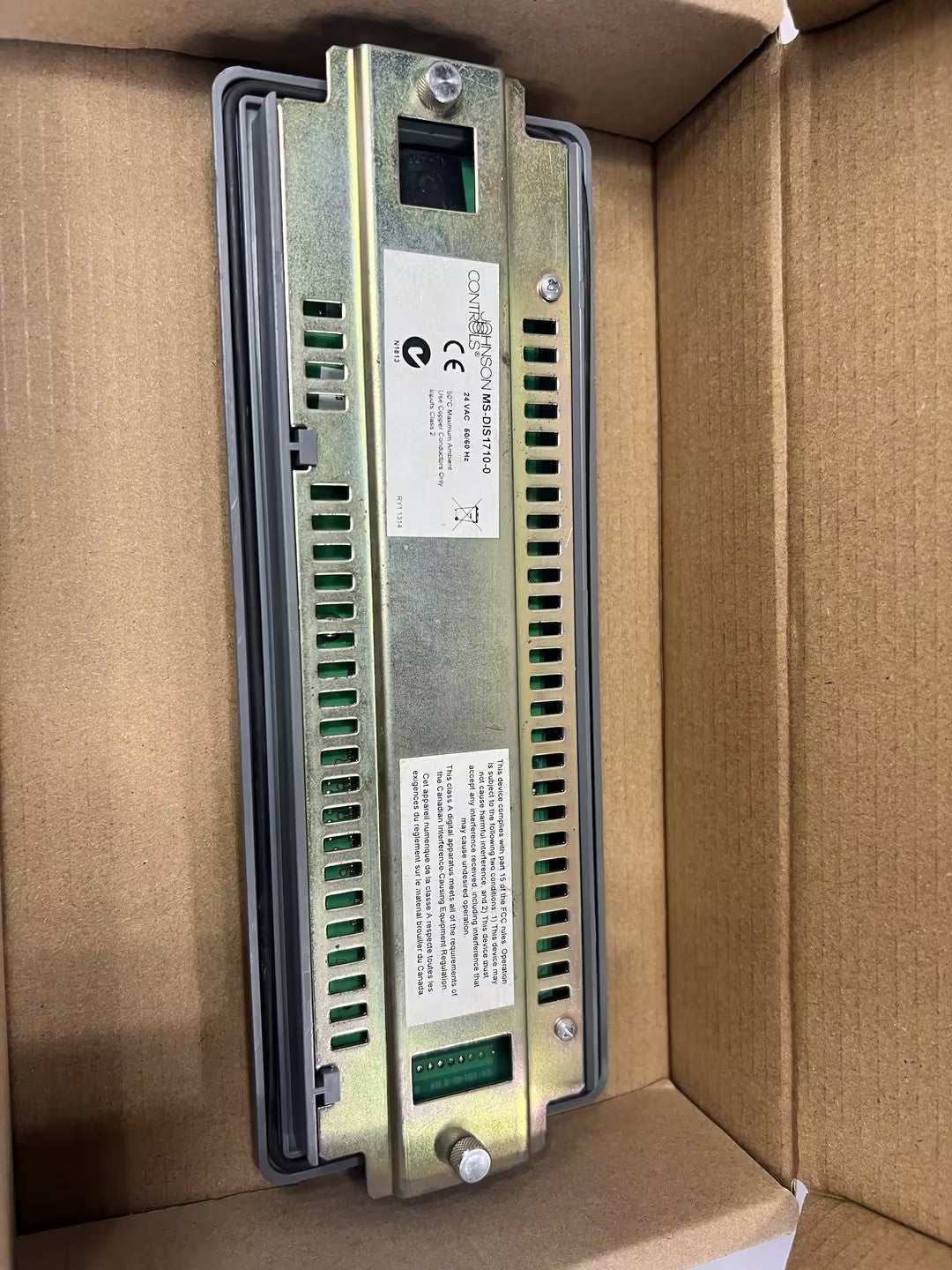 JOHNSON CONTROLS MS-DIS1710-0 Display Panel