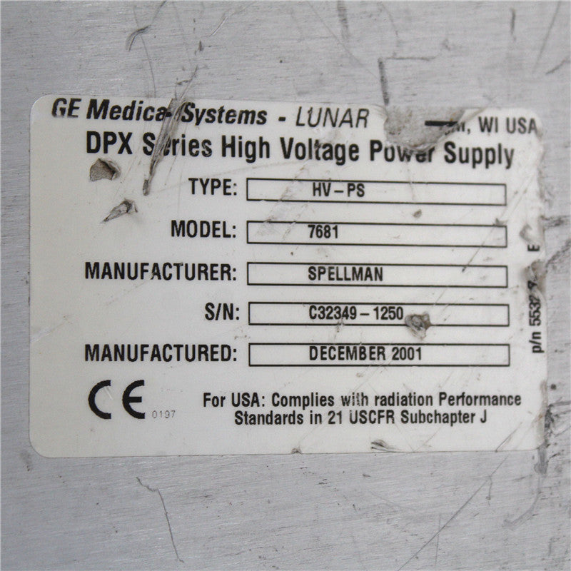 Spellman power supply HV-PS X2890