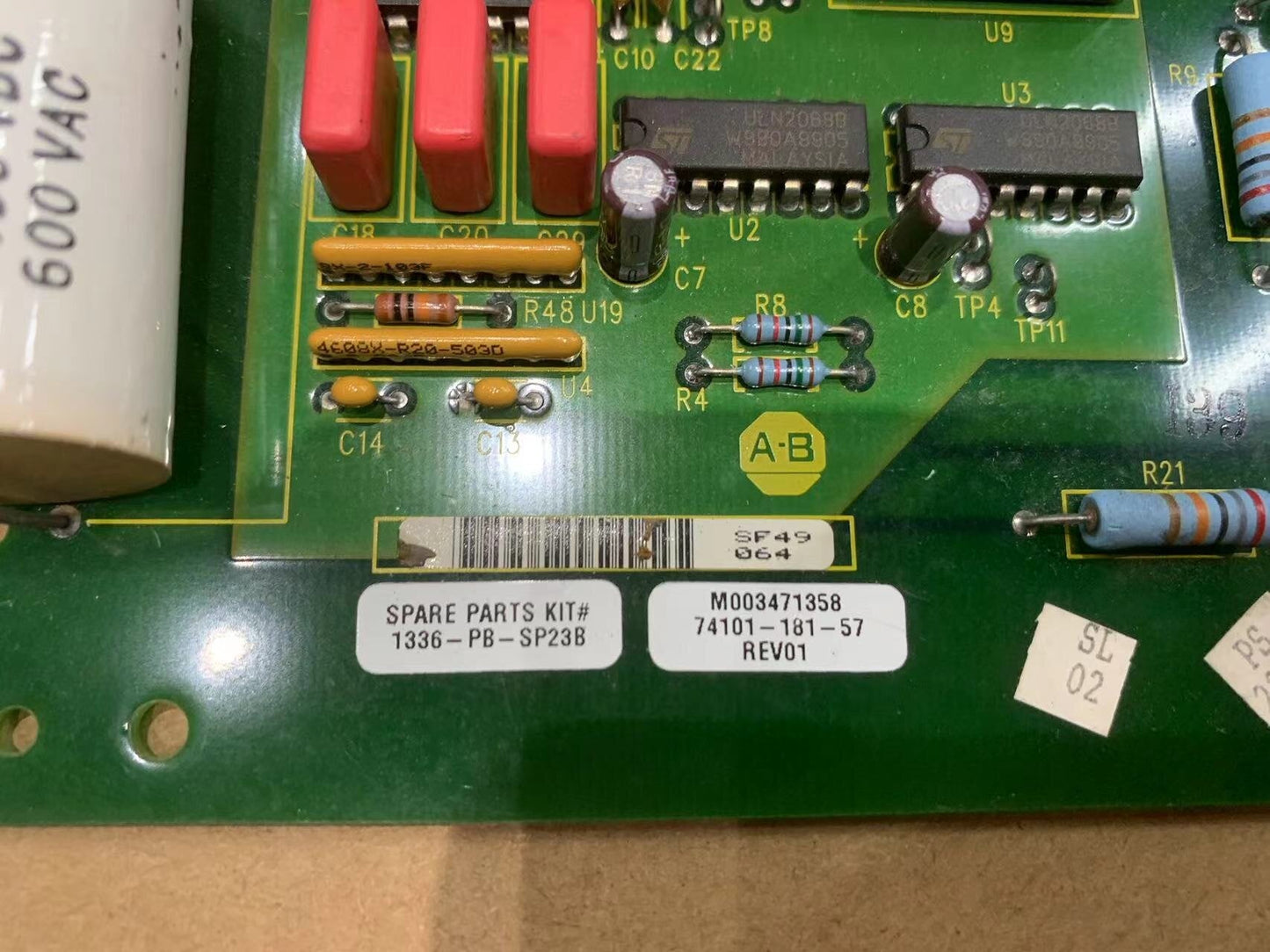ALLEN BRADLEY 1336-PB-SP23B Precharge Circuit Board