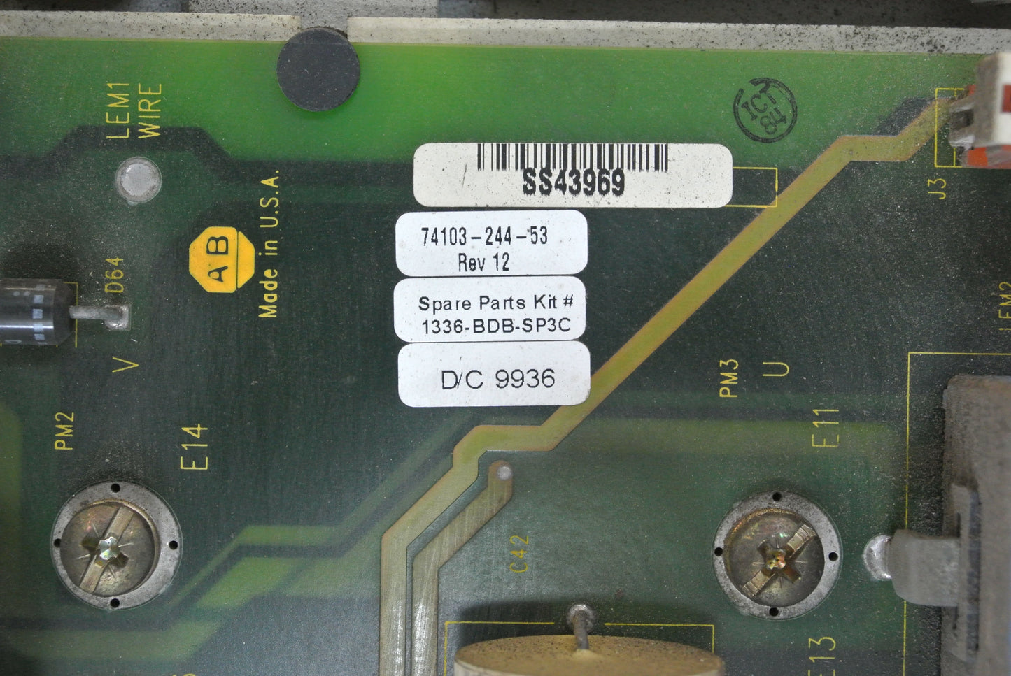 Allen Bradley 1336-BDB-SP3C Board