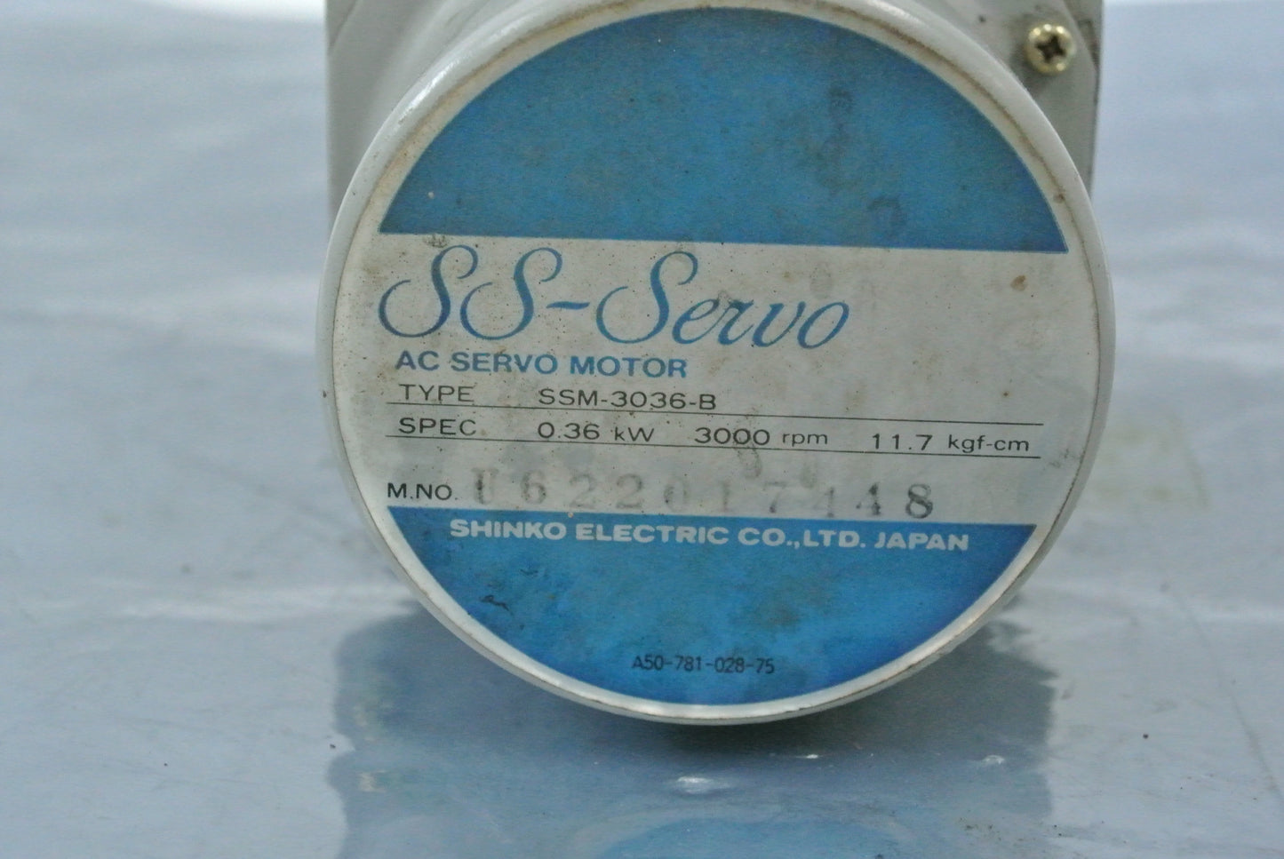 SHINKO SS-SEIVO SSM-3036-B AC SERVO MOTOR