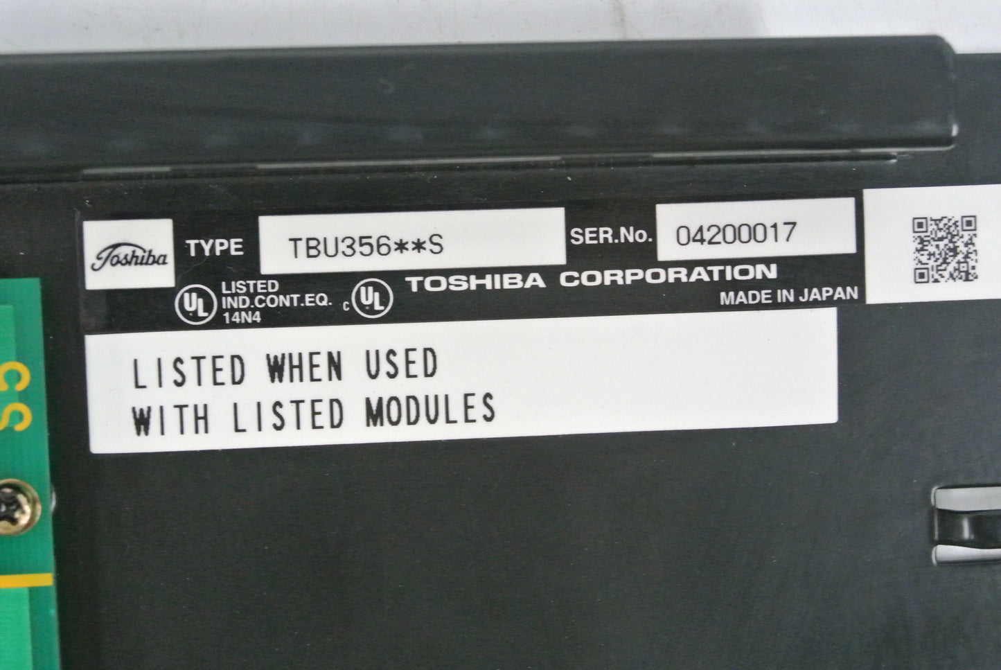 TOSHIBA TBU356**S DCS Module