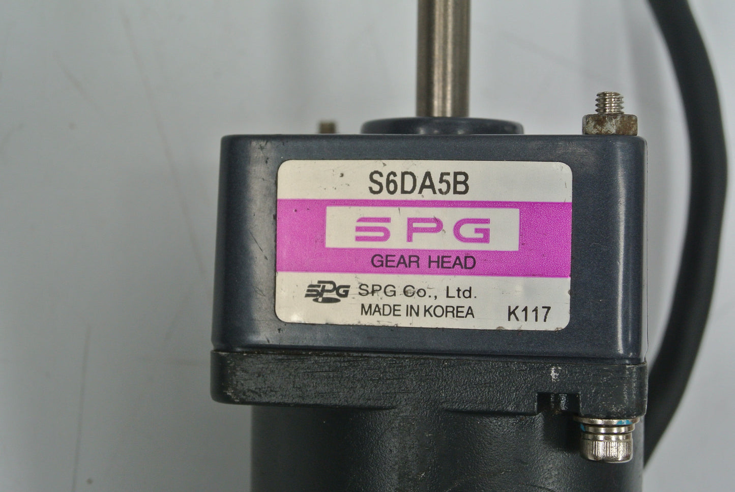 SPG S6DA5B GEAR HEAD BG60-N220020 DC MOTOR