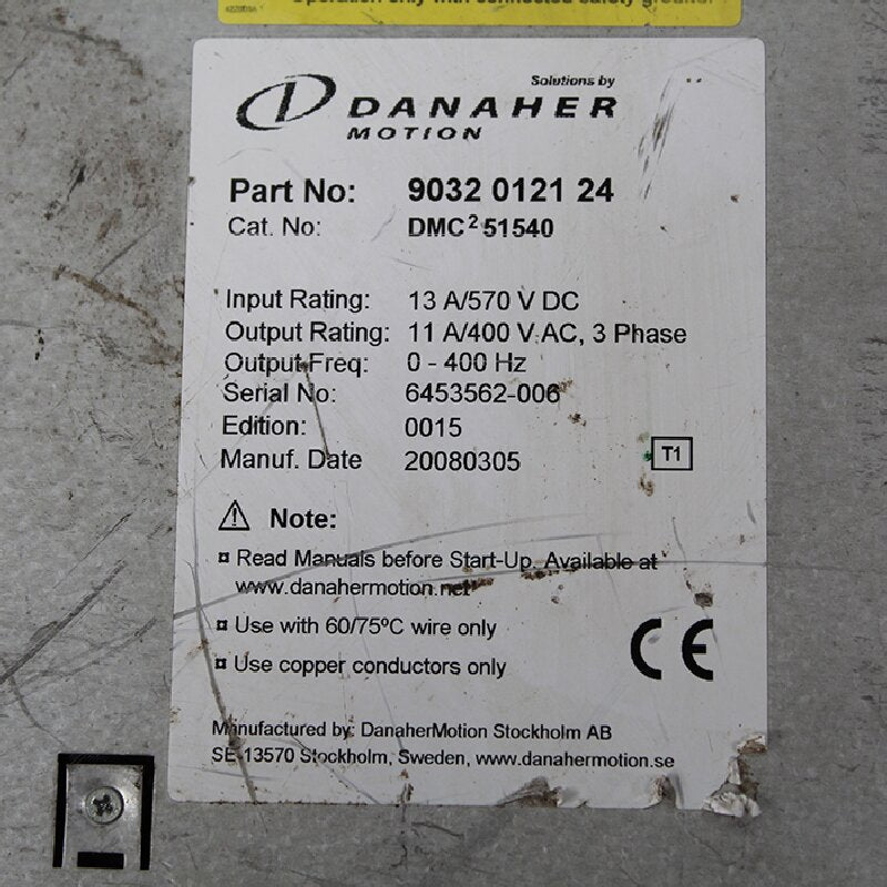 Danaher DMC251540 Servo Driver