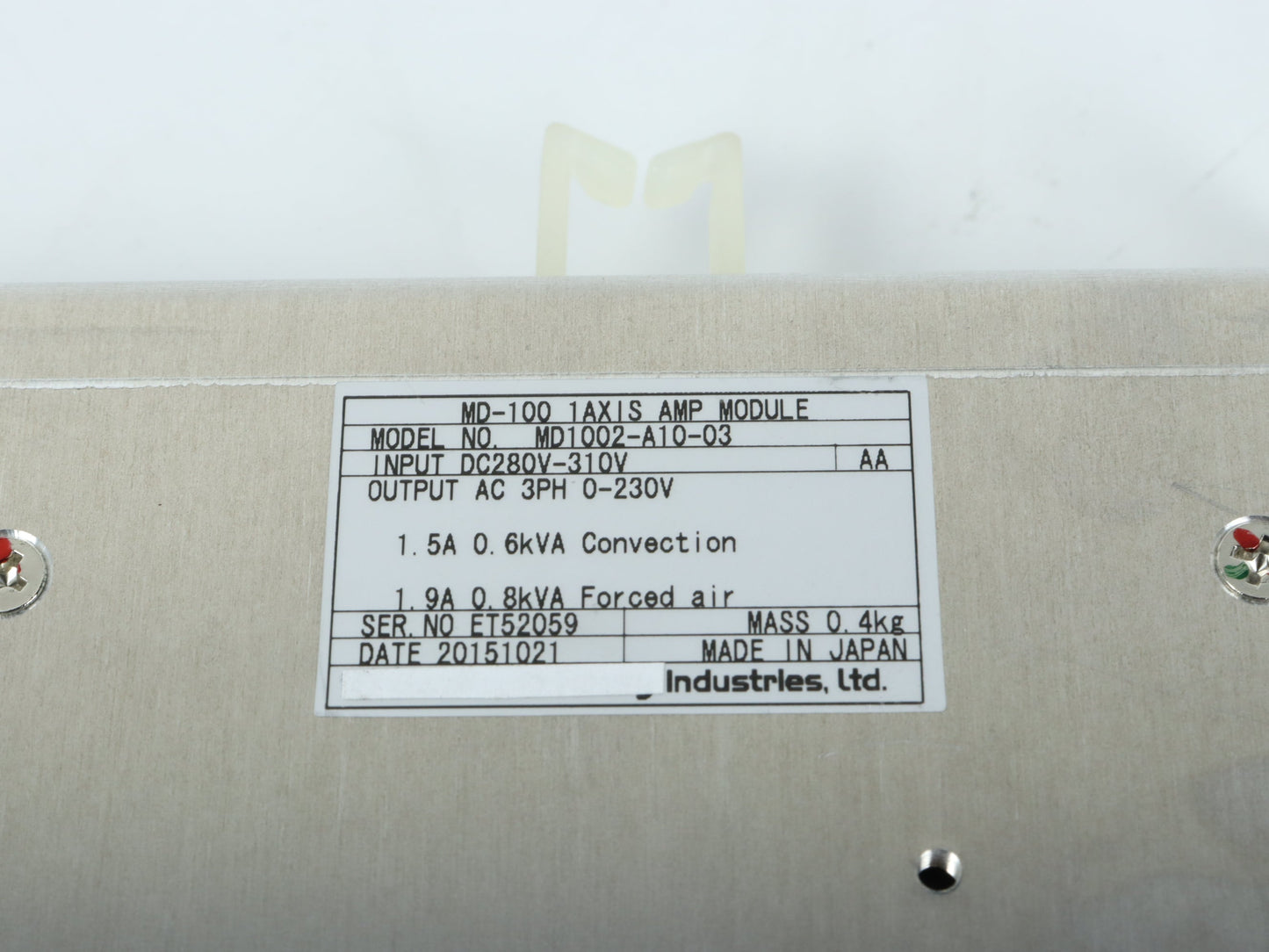 Sumitomo MD1002-A10-03 Board