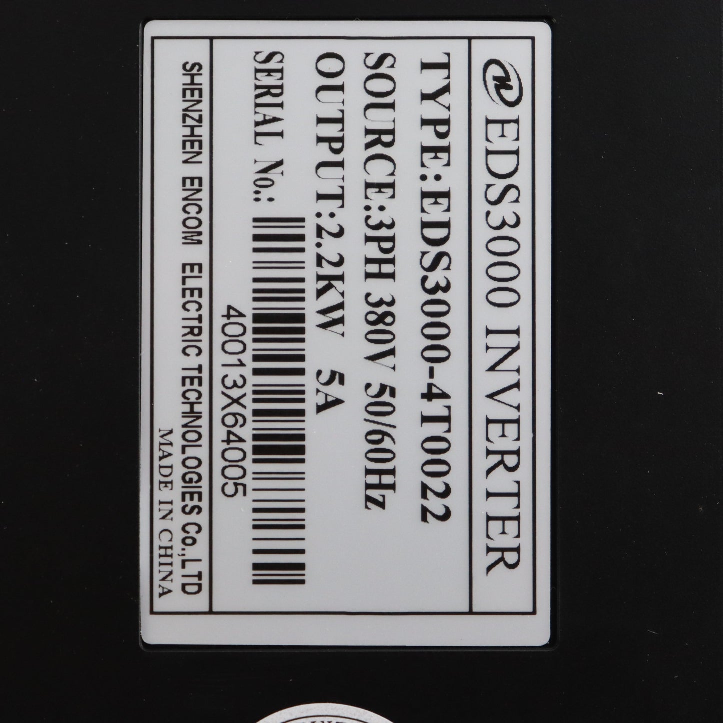 ENC EDS3000-4T022 Inverter