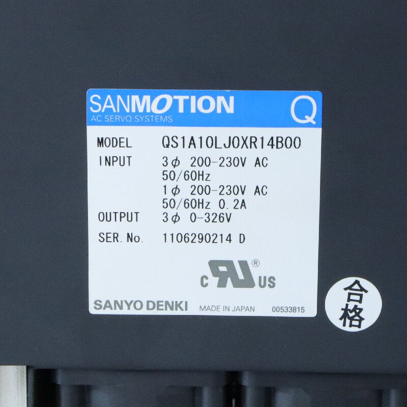 SANYO QS1A10LJ0XR14B00 Servo Driver