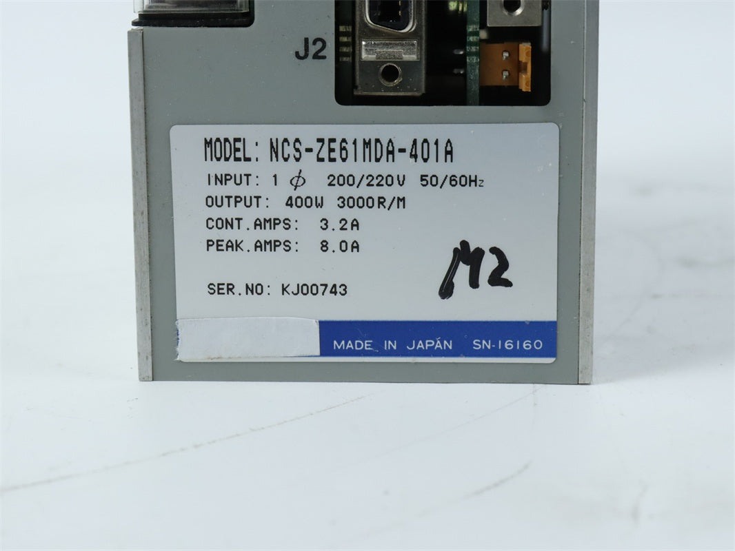 NIKKI DENSO NCS-ZE61MDA-401A Servo Driver
