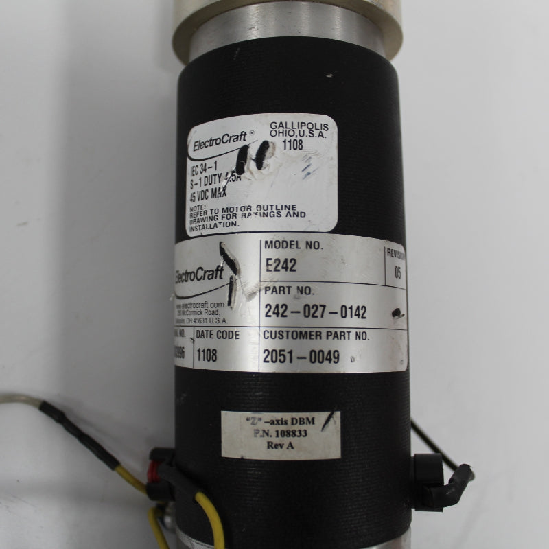 RELIANCE E242-027-0142 Motor