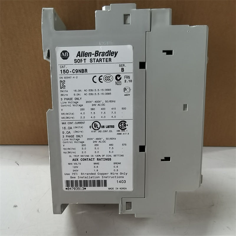 Allen-Bradley 150-C9NBR SMC-3 Smart Motor Controller