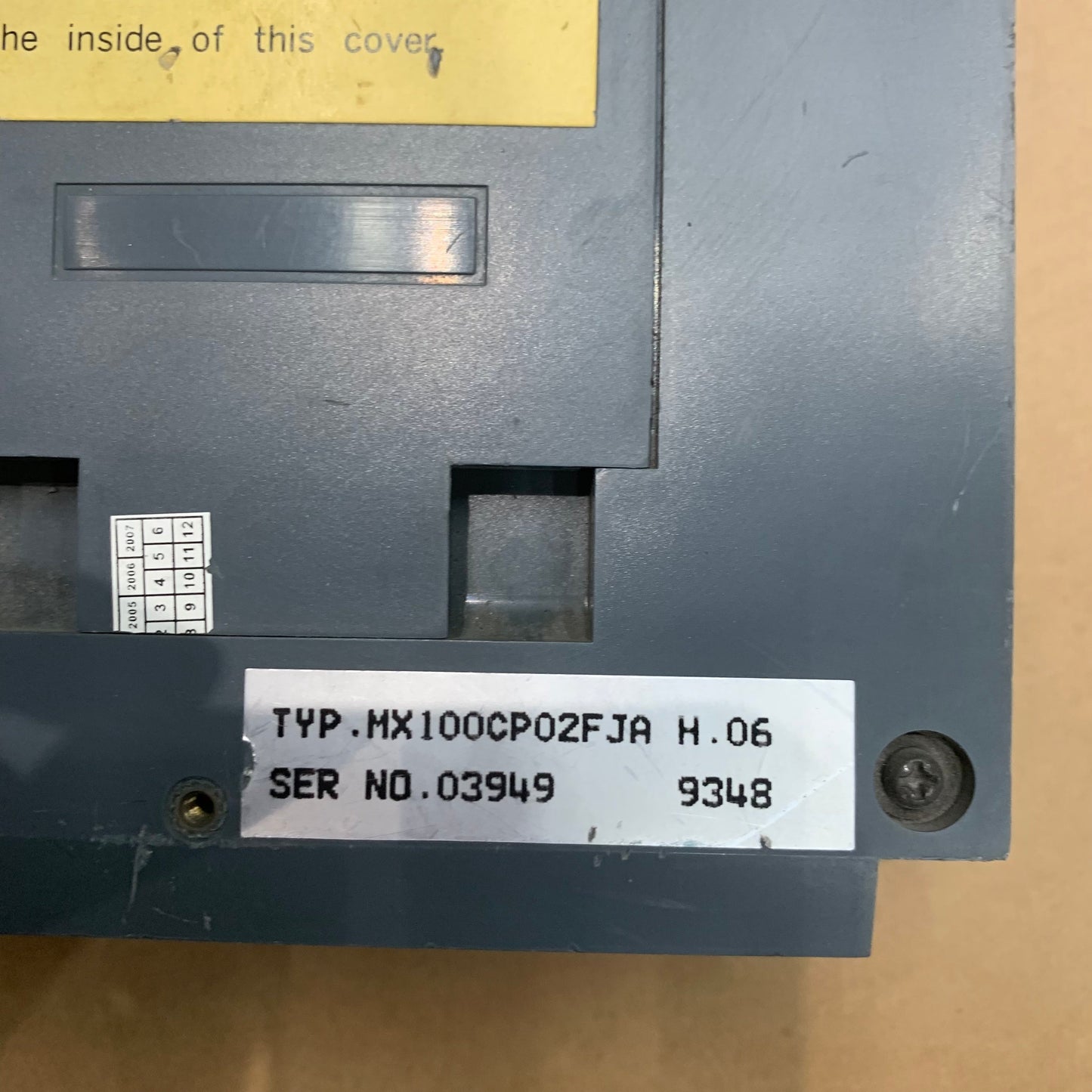 FUJI MX100CP02FJA PLC CPU