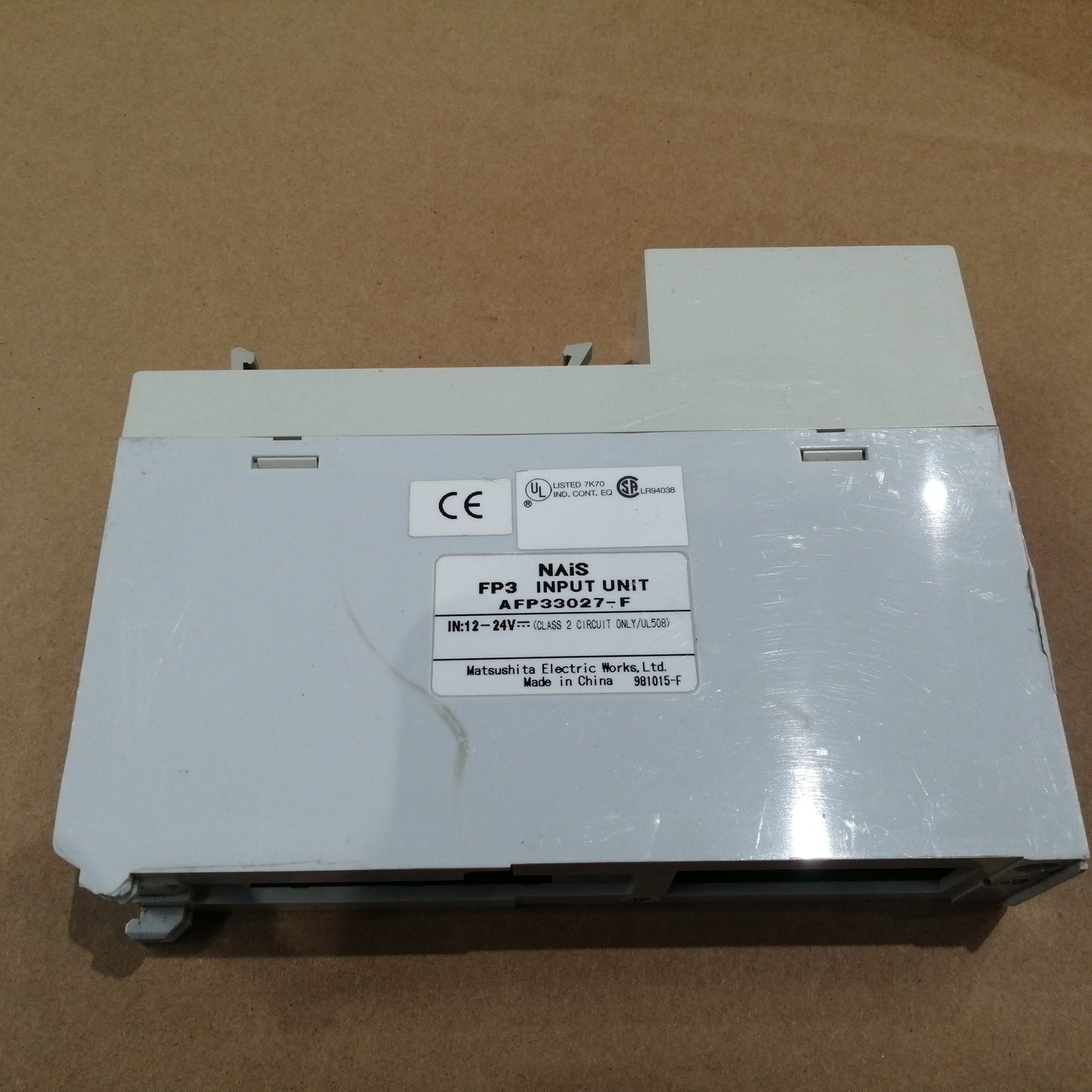 Panasonic PLC FP3 INPUT UNIT AFP33027-F