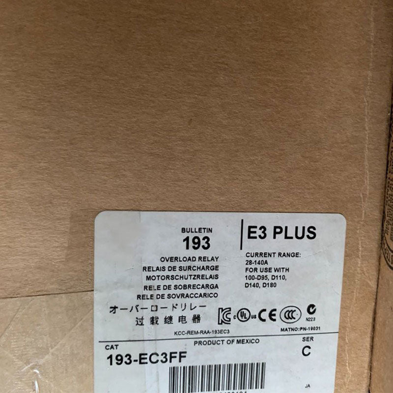 Allen Bradley 193EC3FF relay