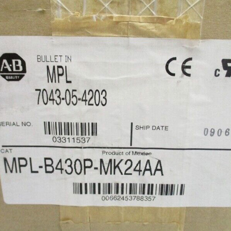 Allen Bradley MPL-B430P-MK24AA 7043-05-4203 motor