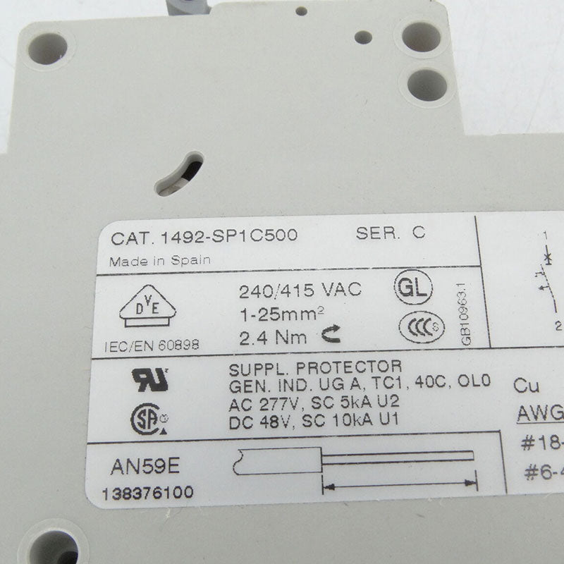Allen Bradley 1492-SP1C500 breaker