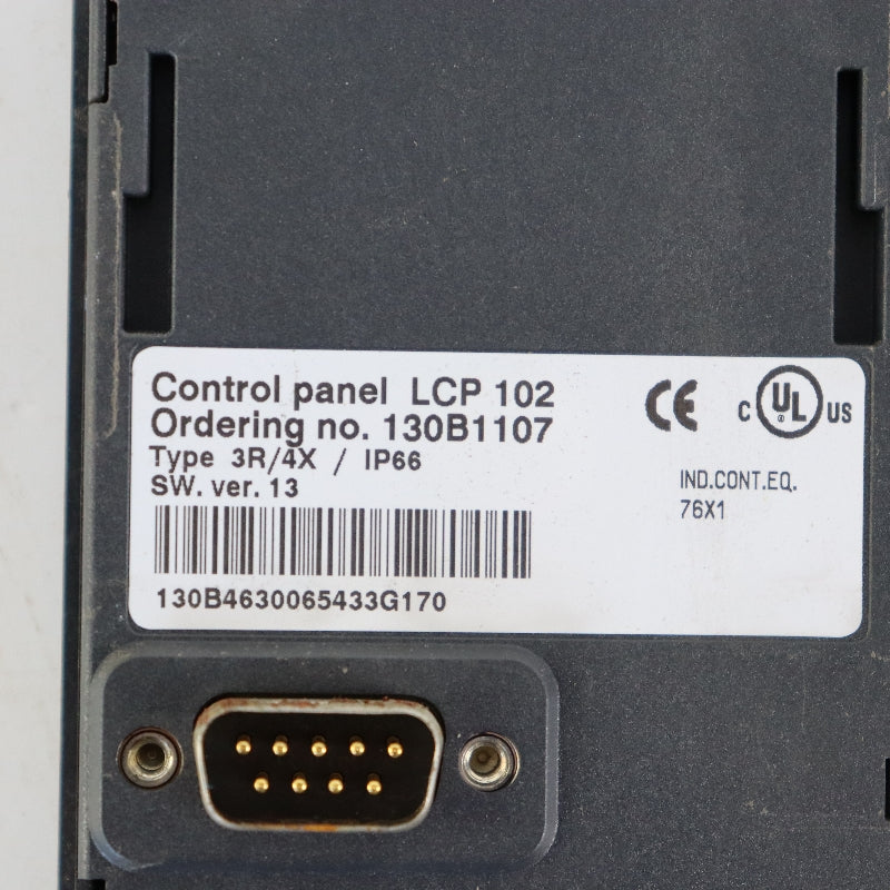 Danfoss 130B1107 Control Panel LCP 102