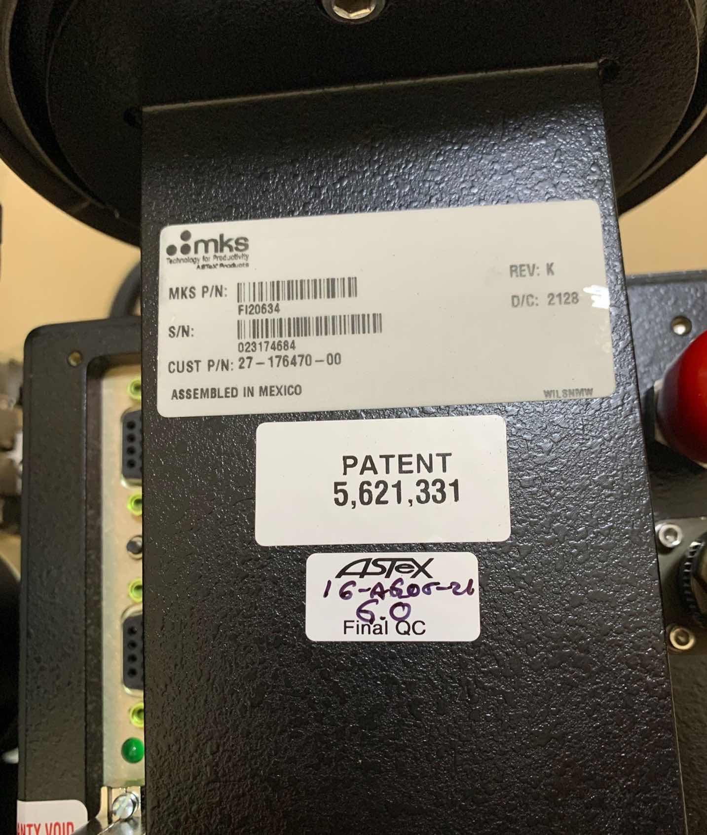 MKS ASTEX AX2630NRA-S-050 FI20634 AX7610-SAP SMART MATCH microwave matcher