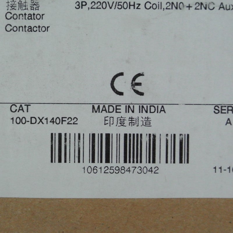Allen Bradley 100-DX140F22 contactor