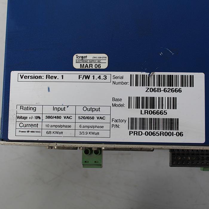 Kollmorgen PRD-0065R00I-06 F/W 1.4.3 Servo Drive - Pulingma Automation