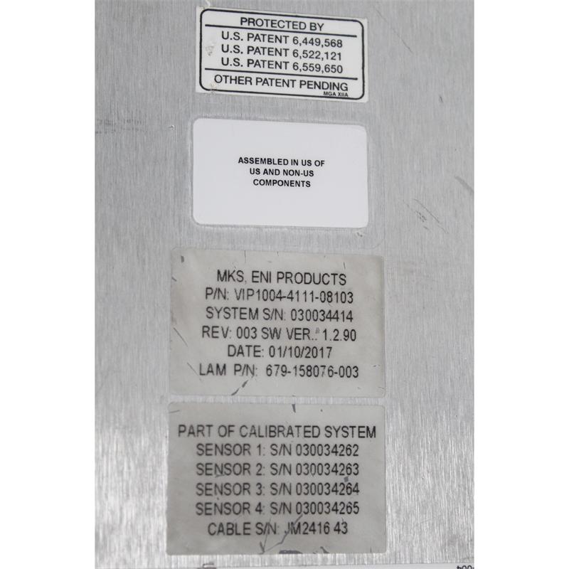 MKS ENI 1022036-001 679-158076-003 VIP1004-4111-08103 Semiconductor VI Probe