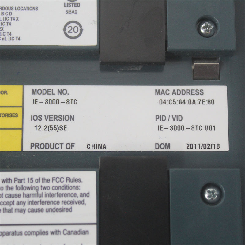 CISCO IE-3000-8TC Industrial Ethernet Switch