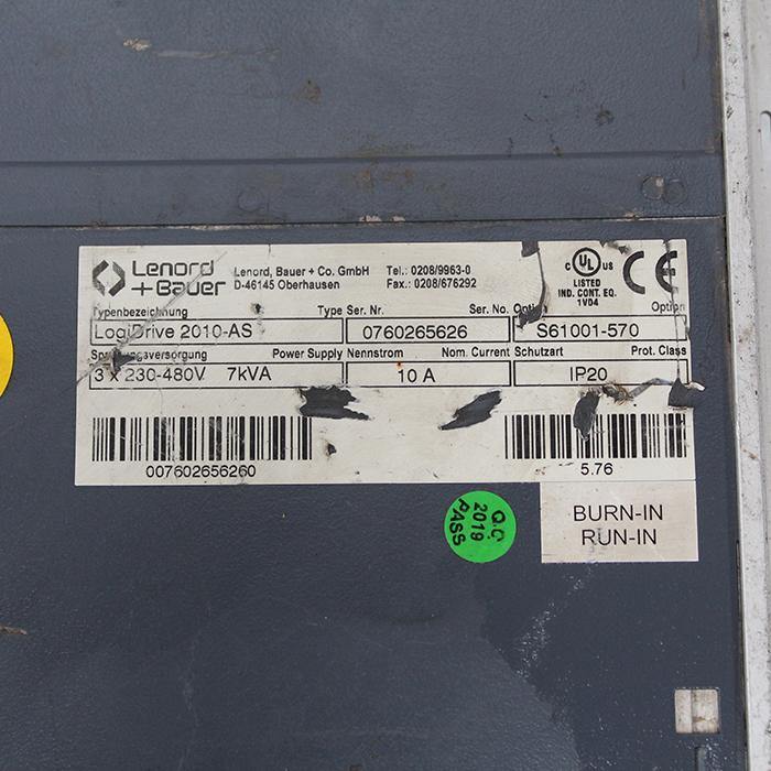 Used LogiDrive2010-AS 0760265626 AC Servo Drive - Pulingma Automation