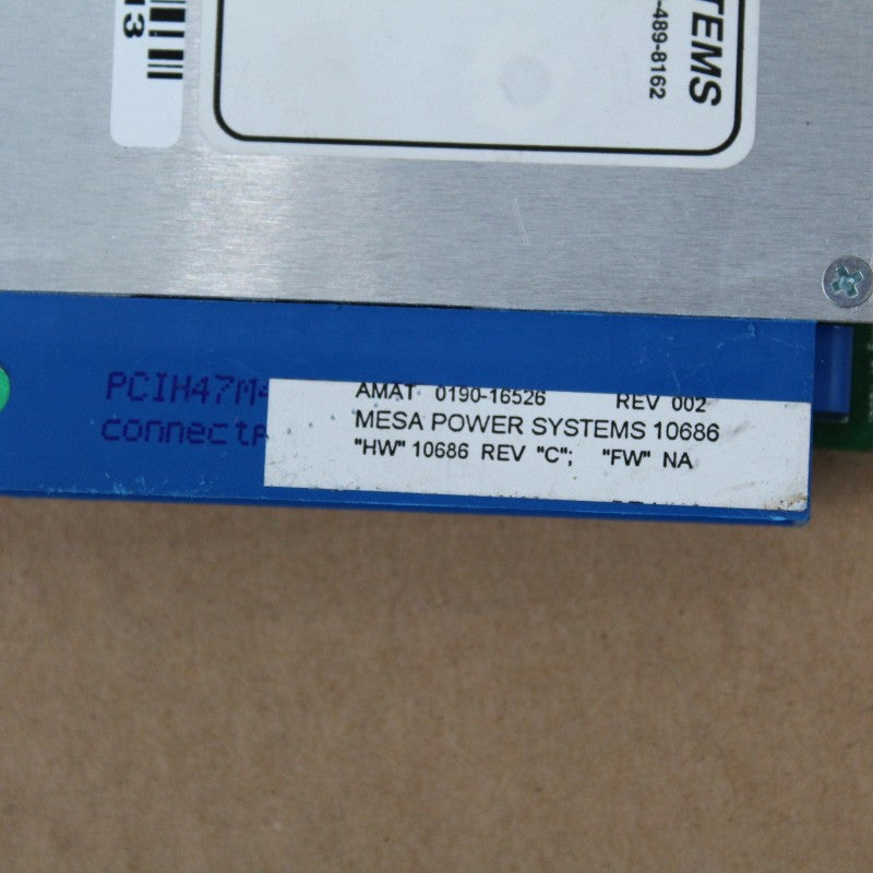 Applied Materials 0190-16526 NO.10686 Semiconductor Board Card