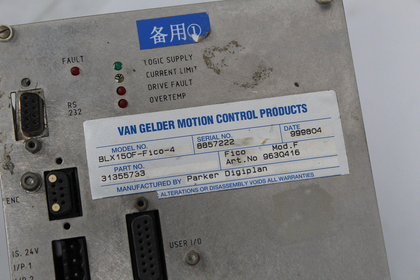 Parker BLX150F-FICO-4 SERVO - Pulingma Automation