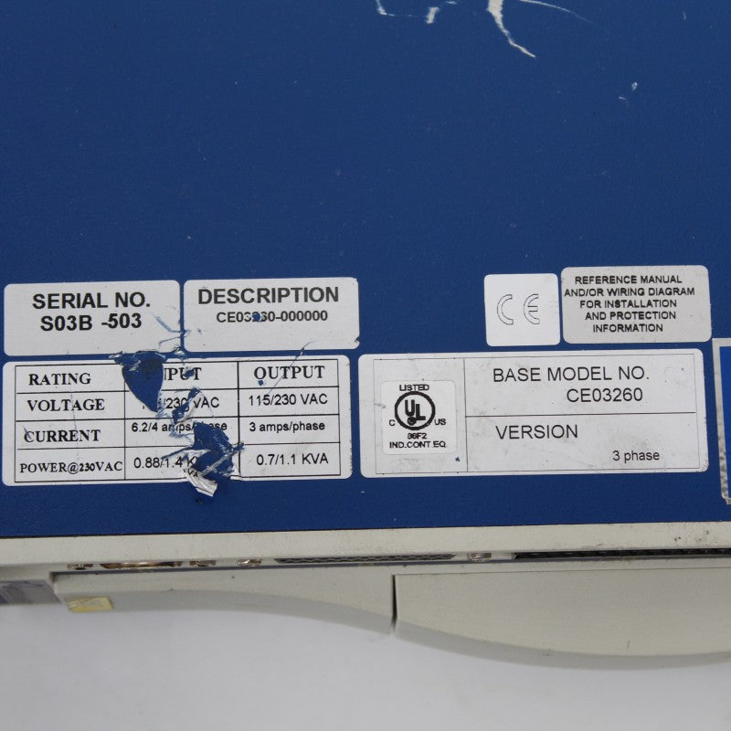 Kollmorgen CE03260 Servo Driver