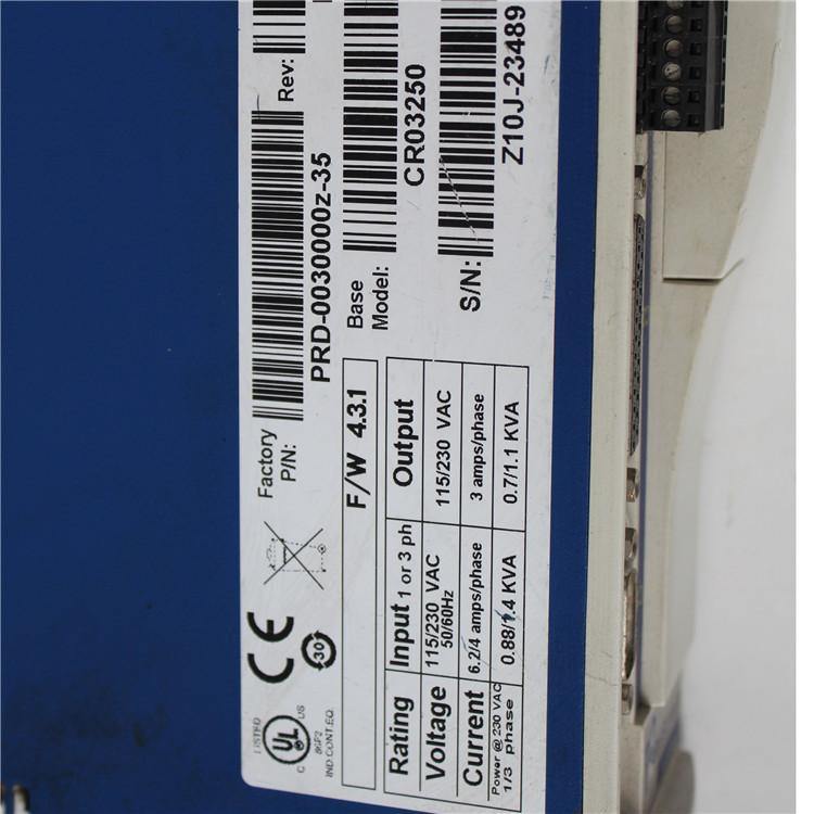 Kollmorgen PRD-0030000Z-35 CR03250 Servo Driver - Pulingma Automation