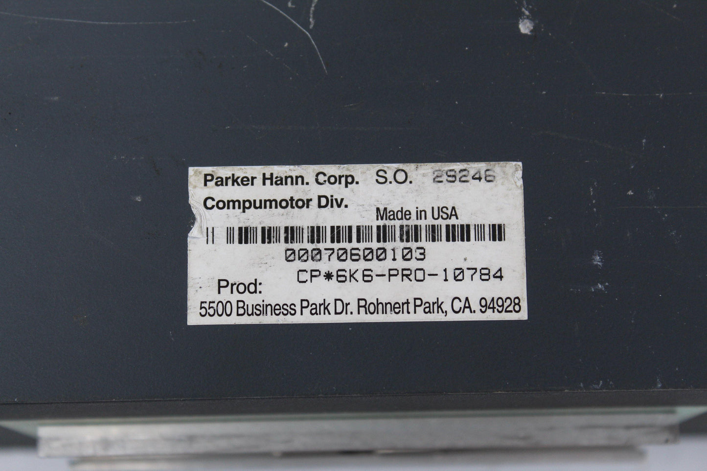 Source Parker CP*6K6-PRO-10784 Motor Drive - Pulingma Automation