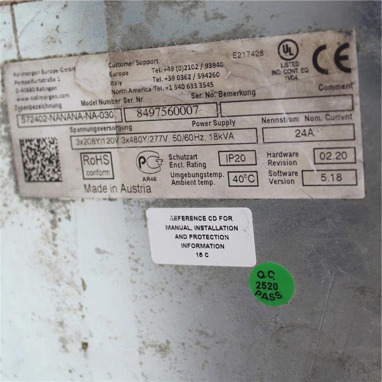 Kollmorgen S72402-NANANA-NA-030 8497560007 S700 11KW 24A Servo Drive - Pulingma Automation
