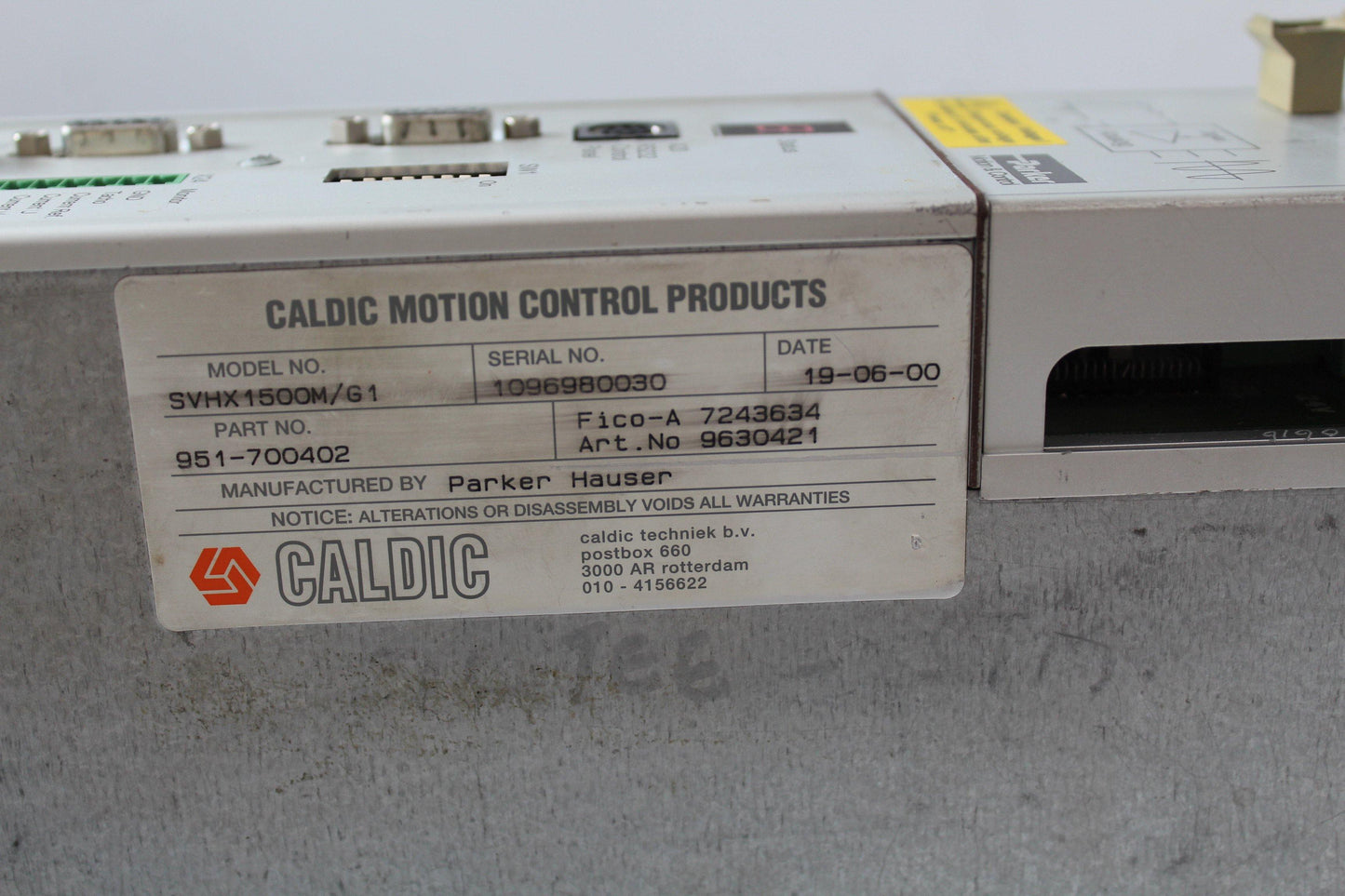 Parker SVHX1500M/G1 Drive - Pulingma Automation