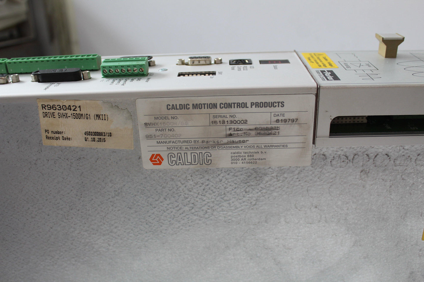 Parker SVHX1500M/G3 Drive - Pulingma Automation
