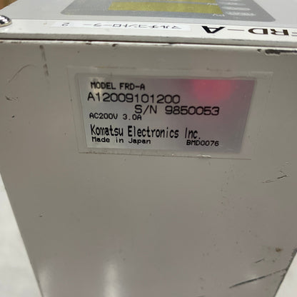 KOMATSU ELECTRONICS FRD-A CONTROLLER