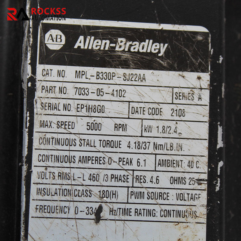 Allen Bradley MPL-B330P-SJ22AA motor