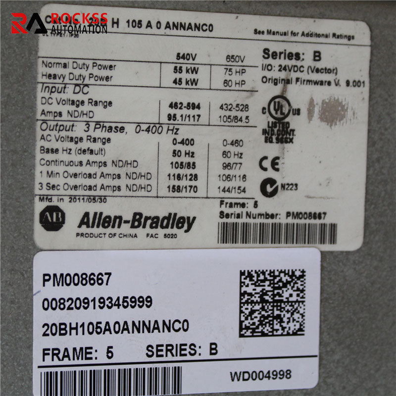 Allen Bradley 20BH105A0ANNANC0 AC Drive