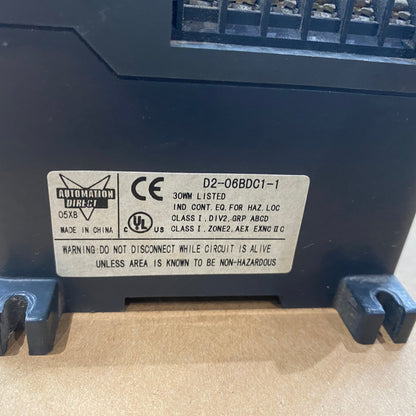 KOYO D2-06BDC1-1 DIRECT LOGICE 205 POWER SUPPLY WITH RACK