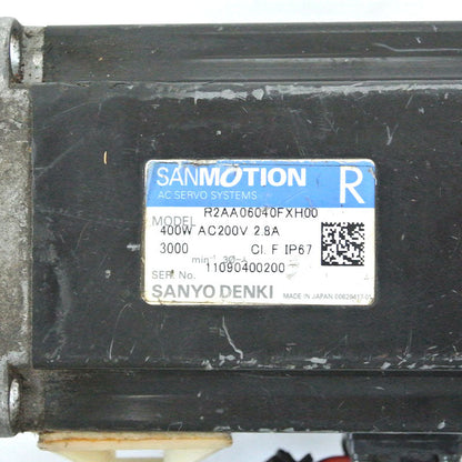 SANYO R2AA06040FXH00 Servo Motor