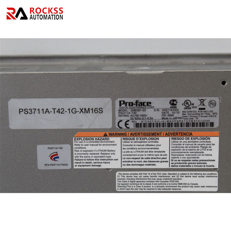Pro-face PS3711A-T42-1G-XM16S 3580301-03 IPC