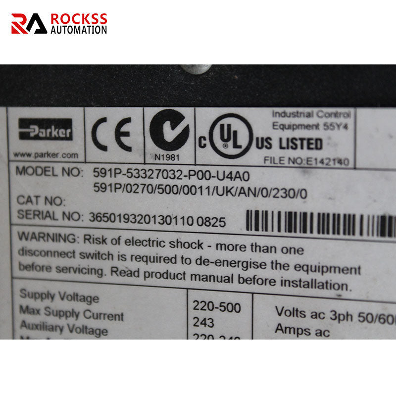 Eurotherm 591P/0270/500/0011/UK/AN/0/230 DC Governor