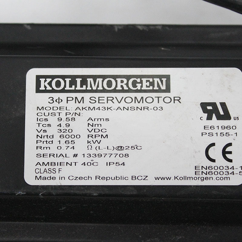 Kollmorgen AKM43K-ANSNR-03 motor
