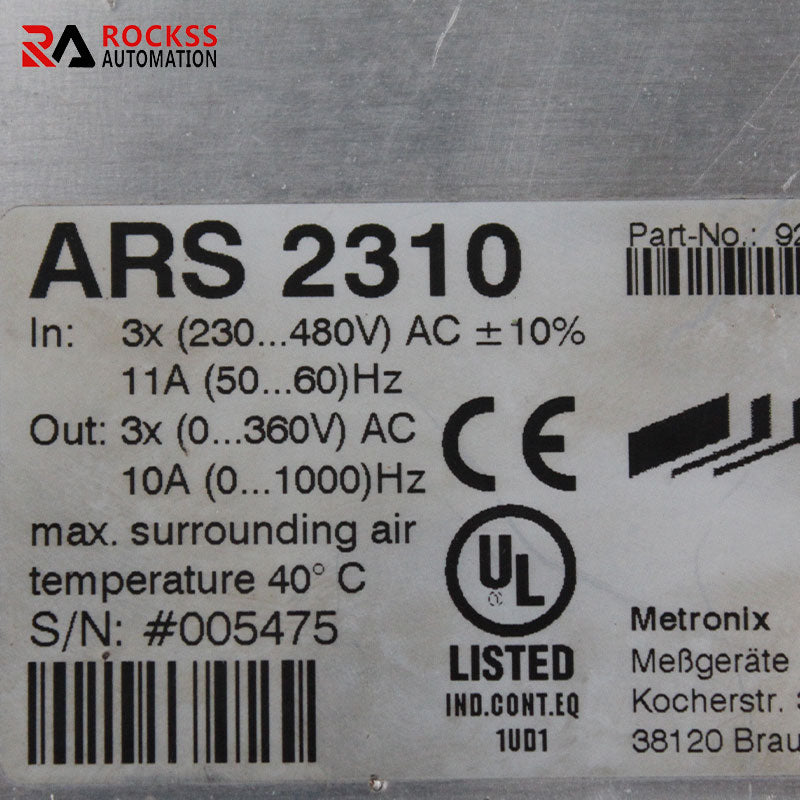 METRONIX ARS2310 Servo Drive