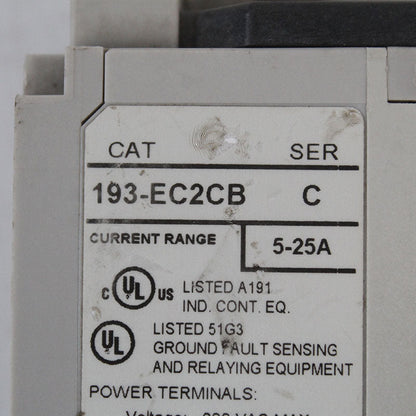 Allen Bradley 193-EC2CB Relay